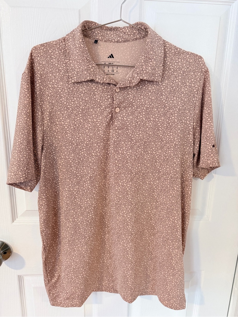 adidas Men’s Dusty Orange Golf Polo